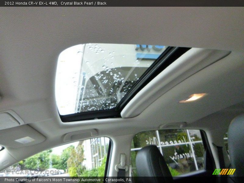 Crystal Black Pearl / Black 2012 Honda CR-V EX-L 4WD