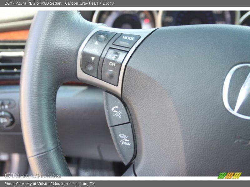 Carbon Gray Pearl / Ebony 2007 Acura RL 3.5 AWD Sedan