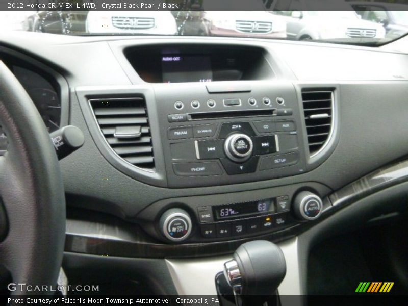Crystal Black Pearl / Black 2012 Honda CR-V EX-L 4WD