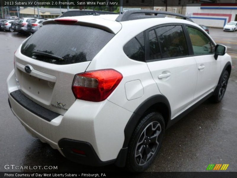 Satin White Pearl / Ivory 2013 Subaru XV Crosstrek 2.0 Premium