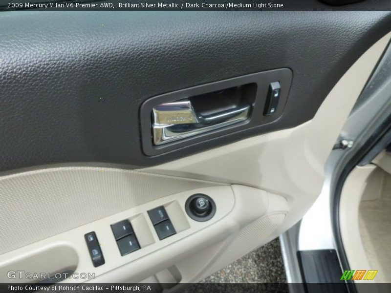Brilliant Silver Metallic / Dark Charcoal/Medium Light Stone 2009 Mercury Milan V6 Premier AWD