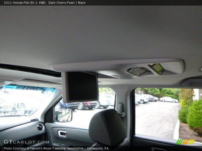 Dark Cherry Pearl / Black 2011 Honda Pilot EX-L 4WD