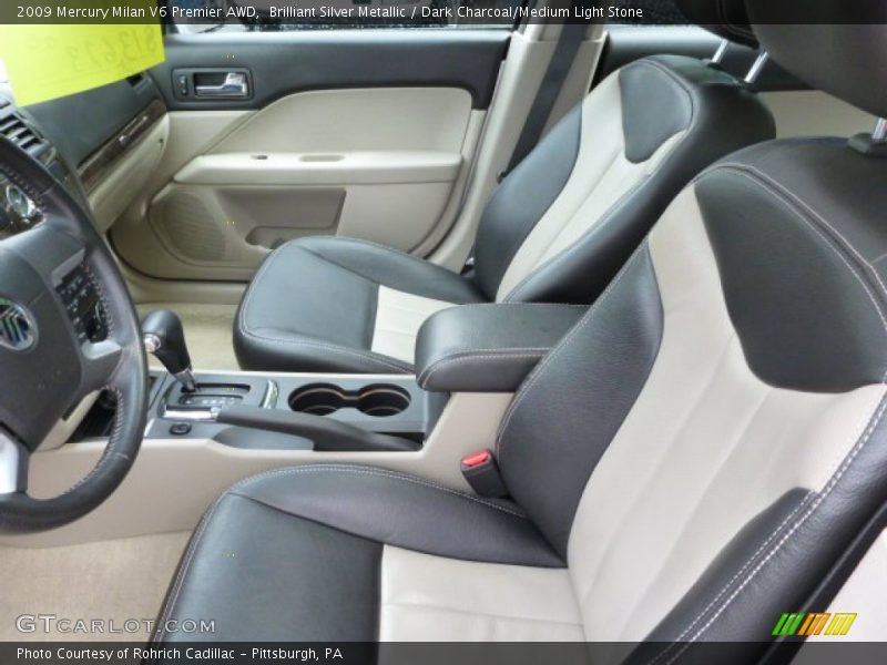 Front Seat of 2009 Milan V6 Premier AWD