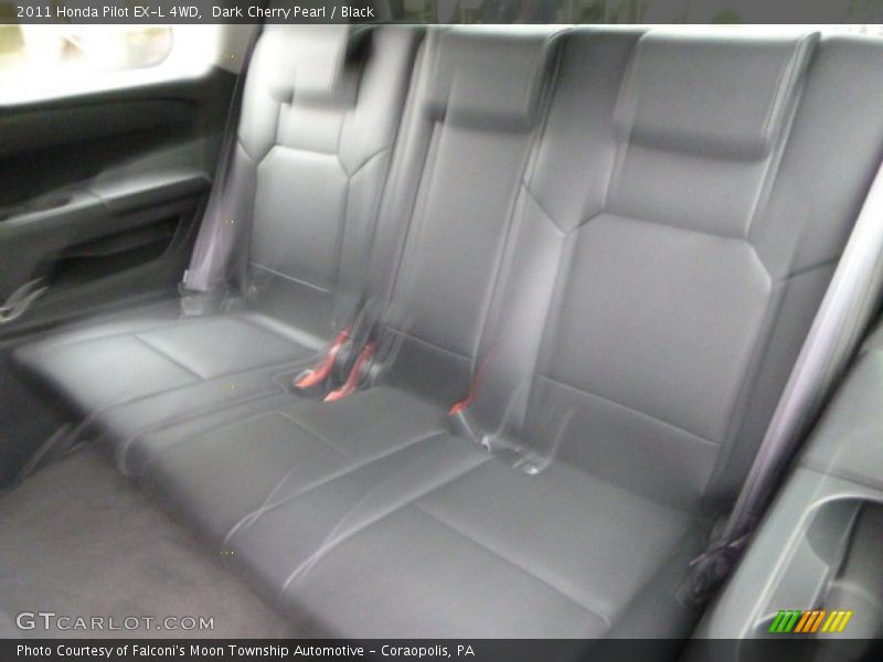 Dark Cherry Pearl / Black 2011 Honda Pilot EX-L 4WD