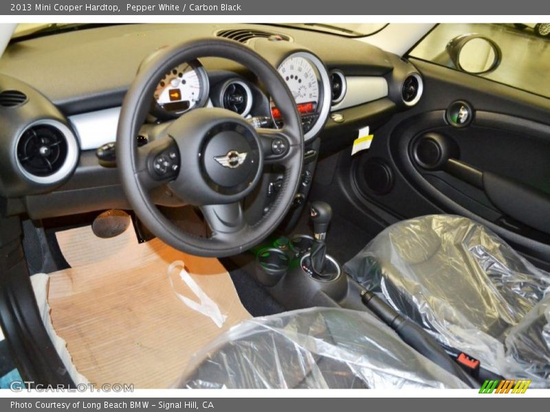 Pepper White / Carbon Black 2013 Mini Cooper Hardtop