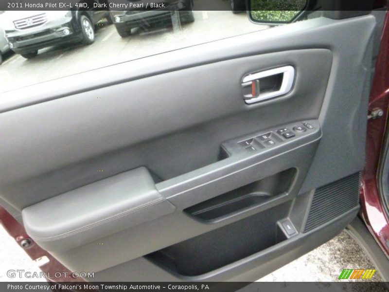 Dark Cherry Pearl / Black 2011 Honda Pilot EX-L 4WD