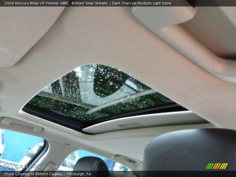 Sunroof of 2009 Milan V6 Premier AWD