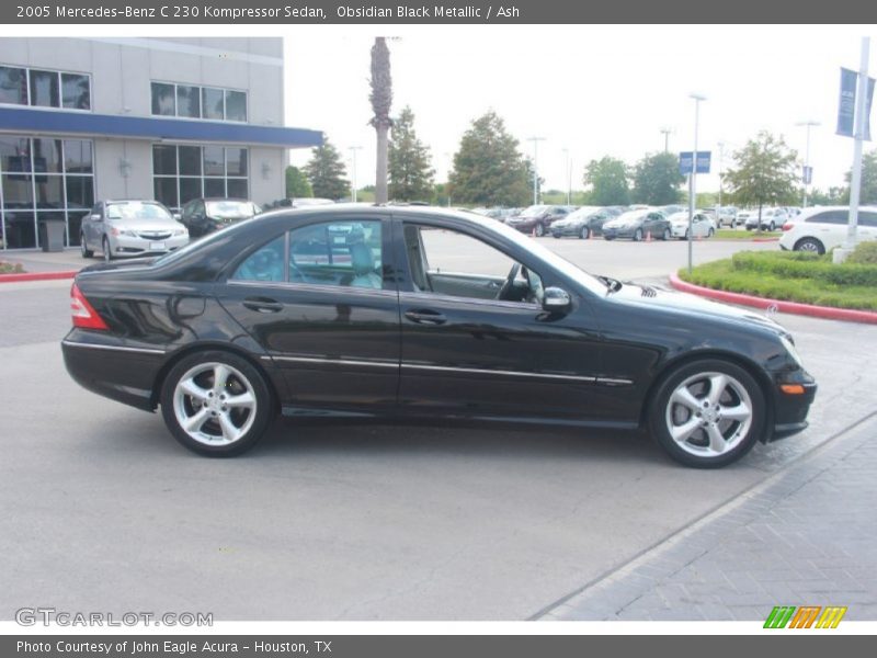 Obsidian Black Metallic / Ash 2005 Mercedes-Benz C 230 Kompressor Sedan