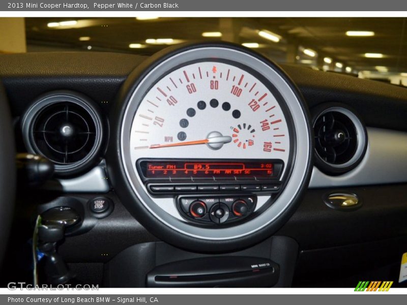 Pepper White / Carbon Black 2013 Mini Cooper Hardtop