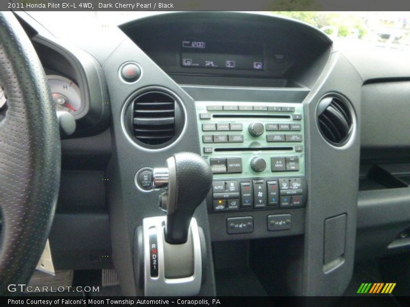 Dark Cherry Pearl / Black 2011 Honda Pilot EX-L 4WD