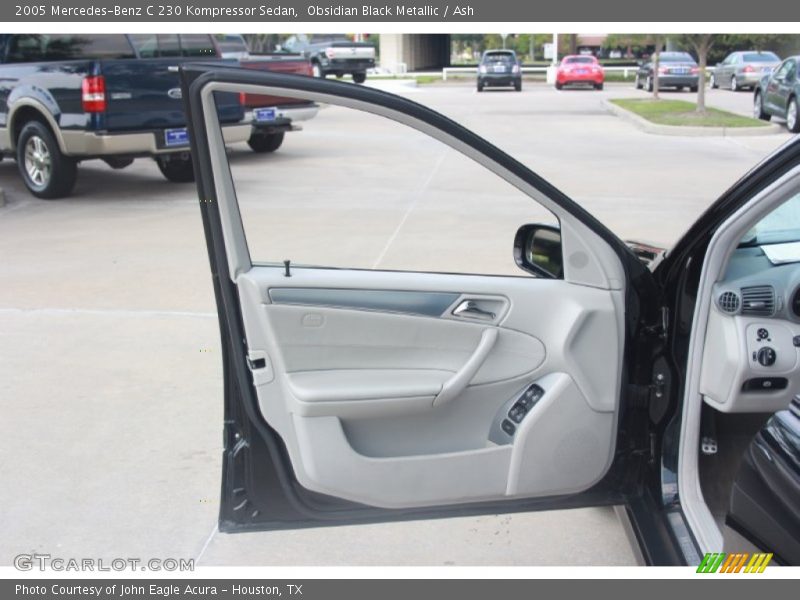 Obsidian Black Metallic / Ash 2005 Mercedes-Benz C 230 Kompressor Sedan
