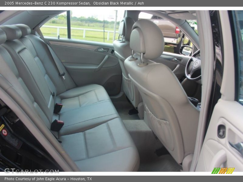 Obsidian Black Metallic / Ash 2005 Mercedes-Benz C 230 Kompressor Sedan