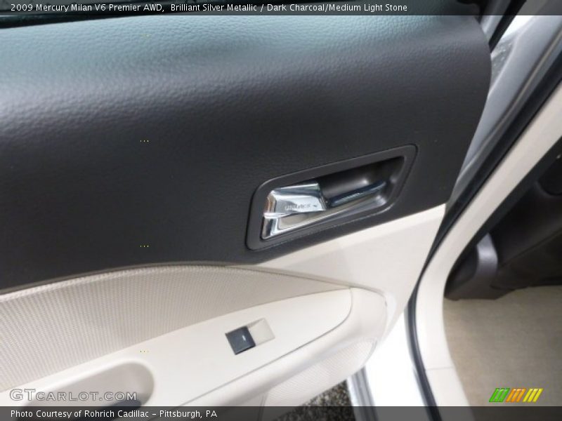 Brilliant Silver Metallic / Dark Charcoal/Medium Light Stone 2009 Mercury Milan V6 Premier AWD