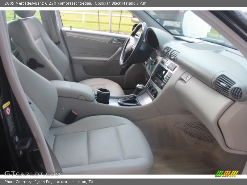 Obsidian Black Metallic / Ash 2005 Mercedes-Benz C 230 Kompressor Sedan