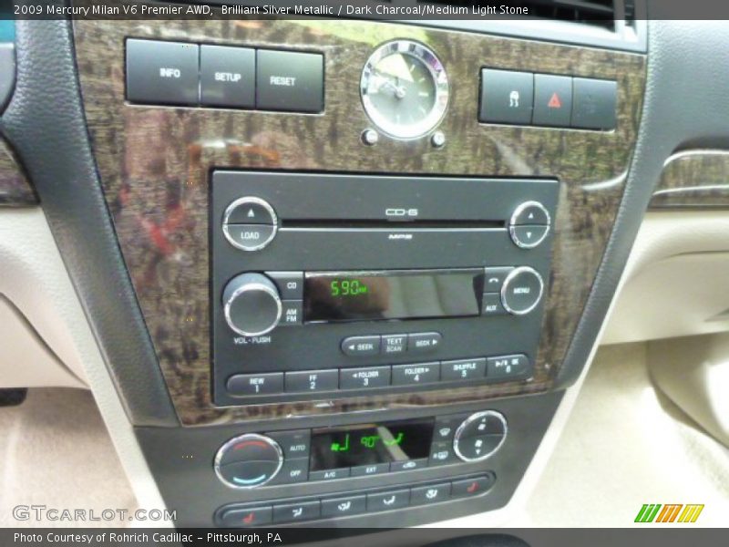 Controls of 2009 Milan V6 Premier AWD