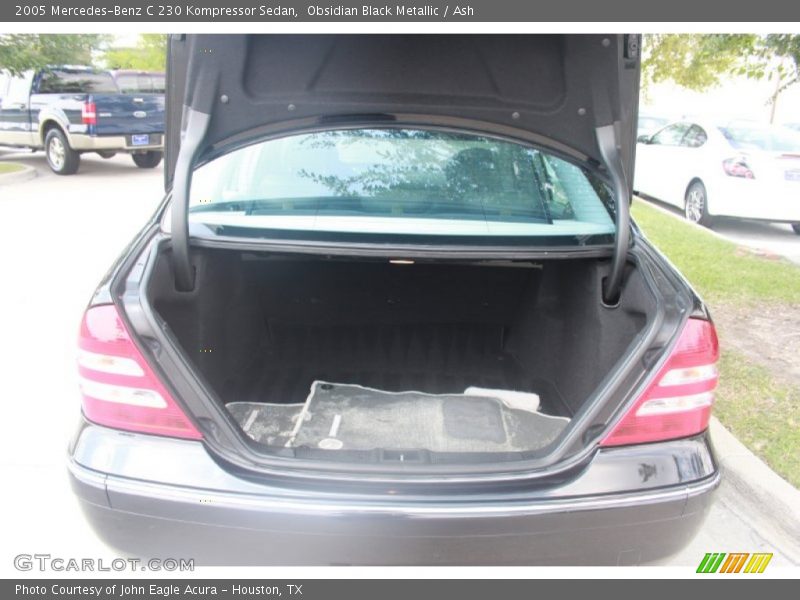 Obsidian Black Metallic / Ash 2005 Mercedes-Benz C 230 Kompressor Sedan