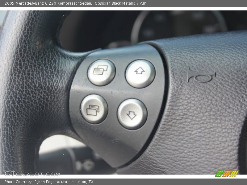 Obsidian Black Metallic / Ash 2005 Mercedes-Benz C 230 Kompressor Sedan