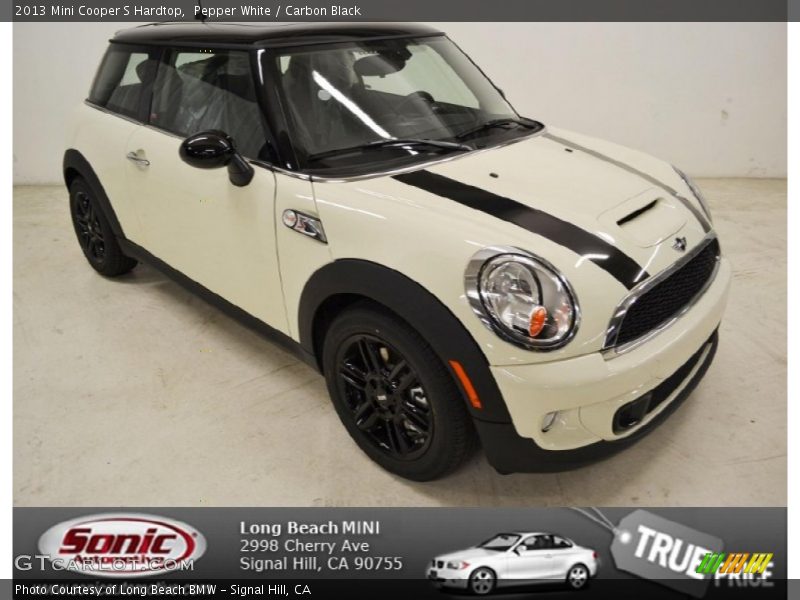 Pepper White / Carbon Black 2013 Mini Cooper S Hardtop