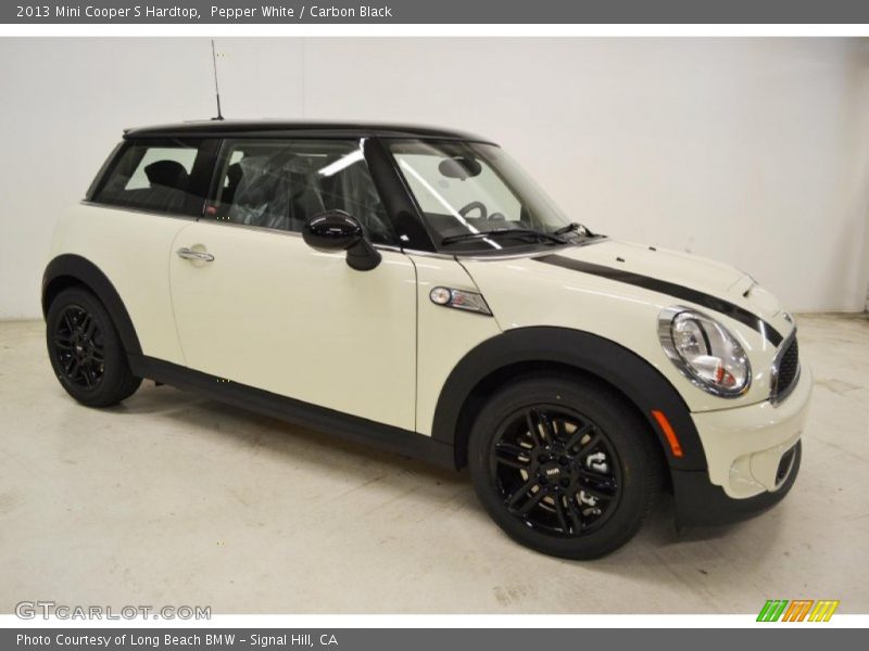 Pepper White / Carbon Black 2013 Mini Cooper S Hardtop
