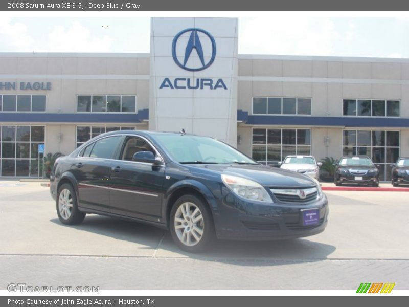 Deep Blue / Gray 2008 Saturn Aura XE 3.5