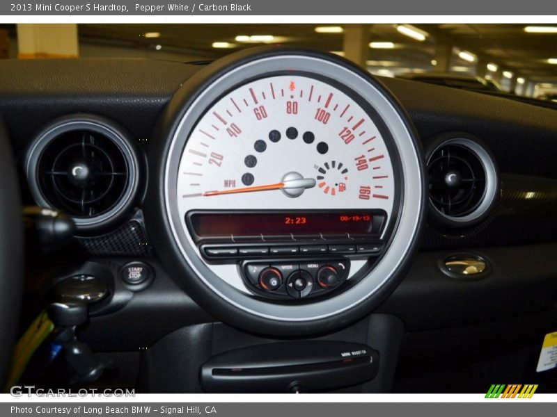 Pepper White / Carbon Black 2013 Mini Cooper S Hardtop