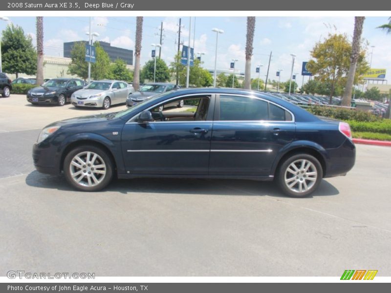 Deep Blue / Gray 2008 Saturn Aura XE 3.5