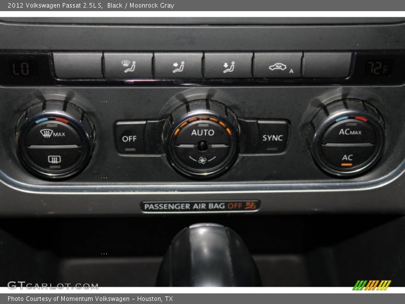 Black / Moonrock Gray 2012 Volkswagen Passat 2.5L S