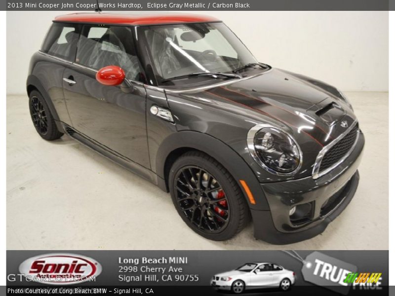 Eclipse Gray Metallic / Carbon Black 2013 Mini Cooper John Cooper Works Hardtop