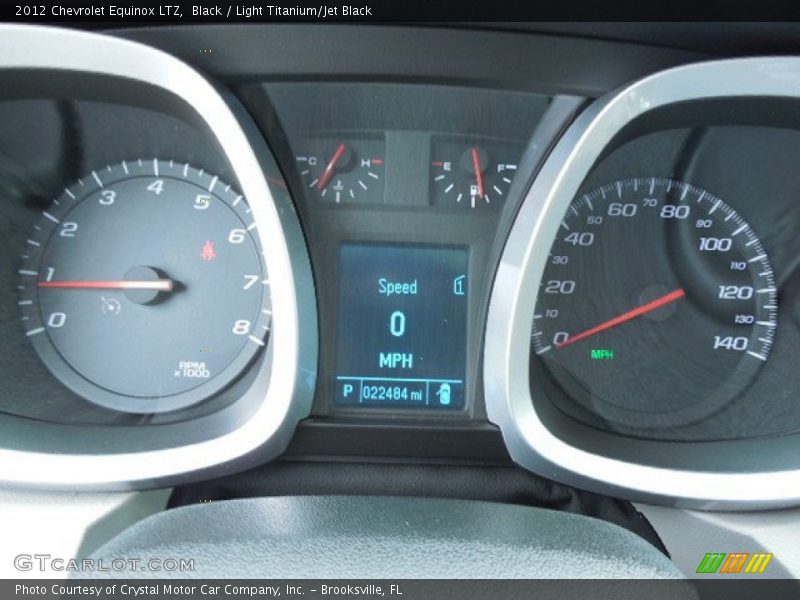 Black / Light Titanium/Jet Black 2012 Chevrolet Equinox LTZ