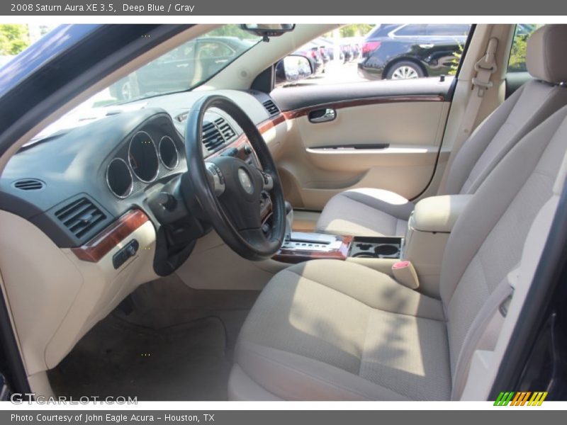 Deep Blue / Gray 2008 Saturn Aura XE 3.5