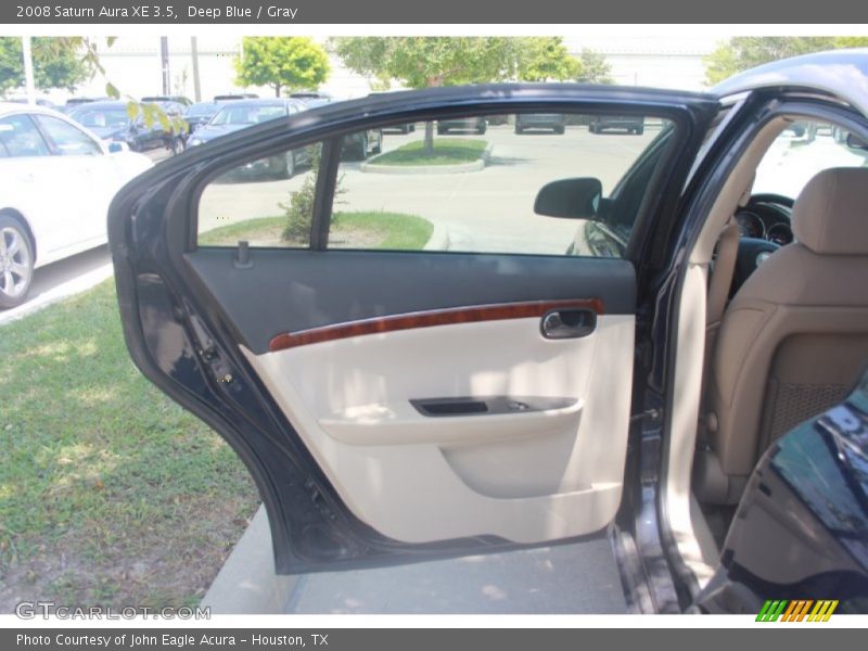 Deep Blue / Gray 2008 Saturn Aura XE 3.5