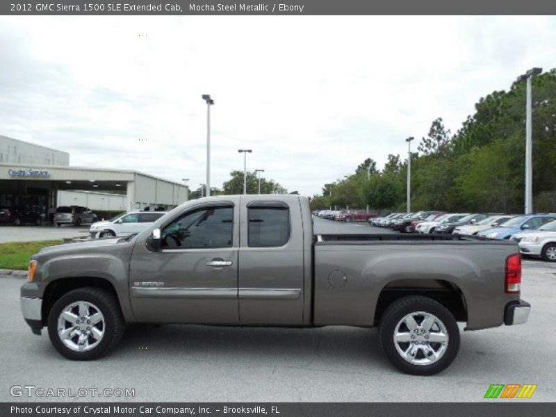 Mocha Steel Metallic / Ebony 2012 GMC Sierra 1500 SLE Extended Cab