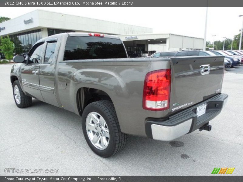 Mocha Steel Metallic / Ebony 2012 GMC Sierra 1500 SLE Extended Cab