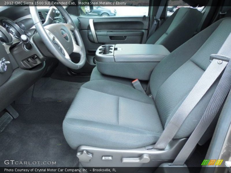 Mocha Steel Metallic / Ebony 2012 GMC Sierra 1500 SLE Extended Cab