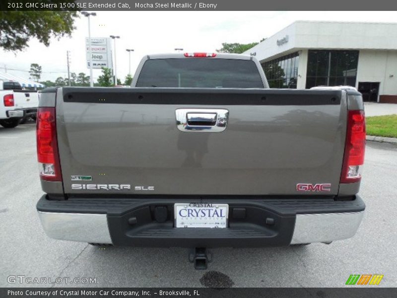 Mocha Steel Metallic / Ebony 2012 GMC Sierra 1500 SLE Extended Cab