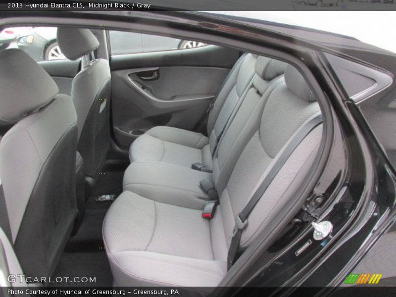 Midnight Black / Gray 2013 Hyundai Elantra GLS