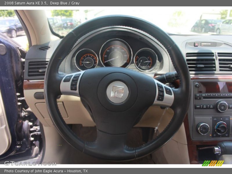 Deep Blue / Gray 2008 Saturn Aura XE 3.5
