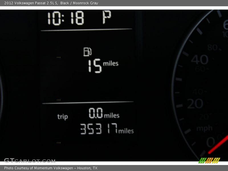 Black / Moonrock Gray 2012 Volkswagen Passat 2.5L S