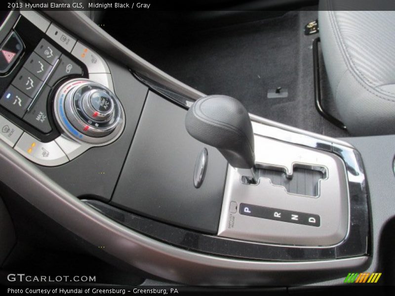 Midnight Black / Gray 2013 Hyundai Elantra GLS