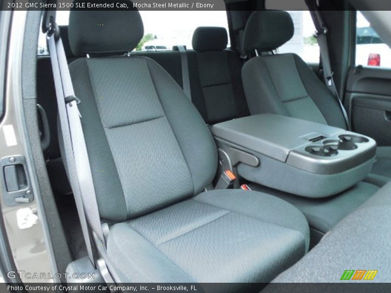 Mocha Steel Metallic / Ebony 2012 GMC Sierra 1500 SLE Extended Cab