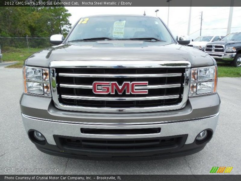 Mocha Steel Metallic / Ebony 2012 GMC Sierra 1500 SLE Extended Cab