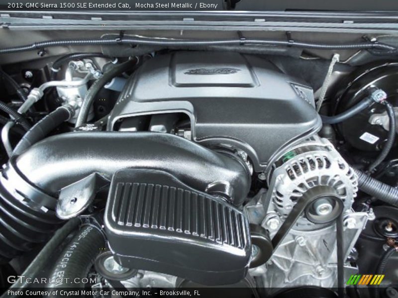Mocha Steel Metallic / Ebony 2012 GMC Sierra 1500 SLE Extended Cab
