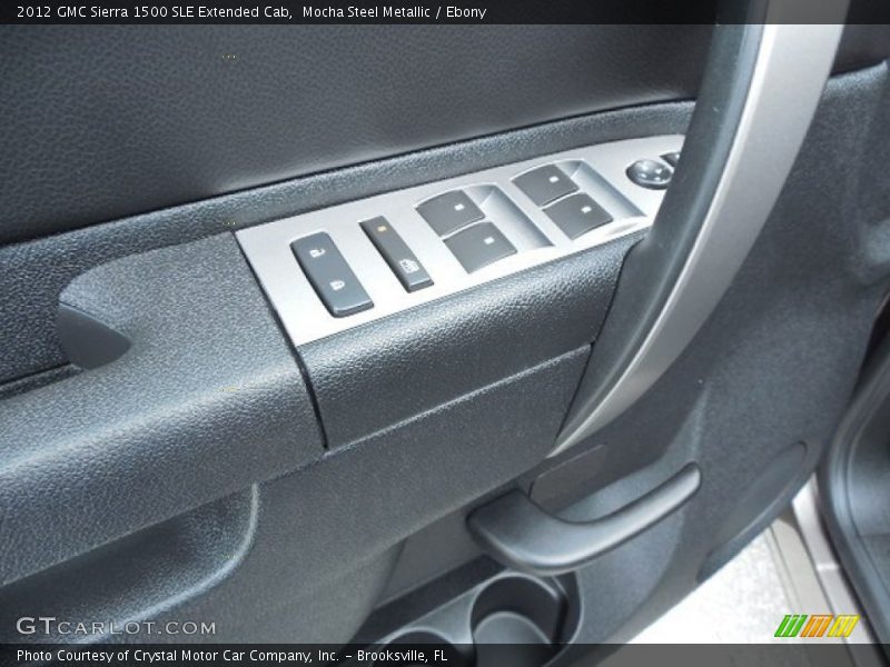 Mocha Steel Metallic / Ebony 2012 GMC Sierra 1500 SLE Extended Cab
