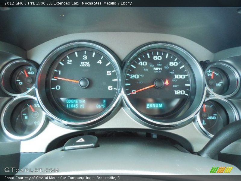 Mocha Steel Metallic / Ebony 2012 GMC Sierra 1500 SLE Extended Cab