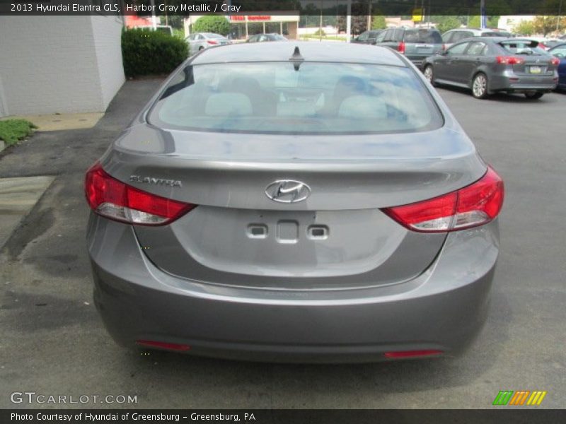 Harbor Gray Metallic / Gray 2013 Hyundai Elantra GLS