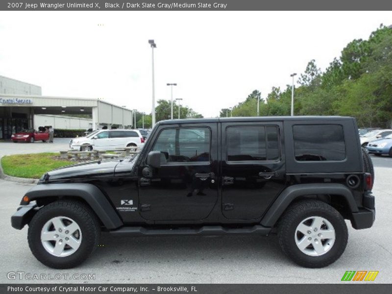 Black / Dark Slate Gray/Medium Slate Gray 2007 Jeep Wrangler Unlimited X