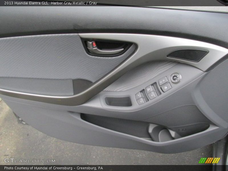 Harbor Gray Metallic / Gray 2013 Hyundai Elantra GLS