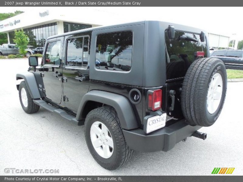 Black / Dark Slate Gray/Medium Slate Gray 2007 Jeep Wrangler Unlimited X