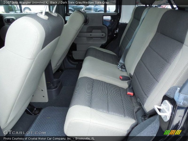 Black / Dark Slate Gray/Medium Slate Gray 2007 Jeep Wrangler Unlimited X