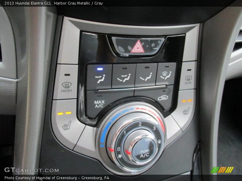 Harbor Gray Metallic / Gray 2013 Hyundai Elantra GLS